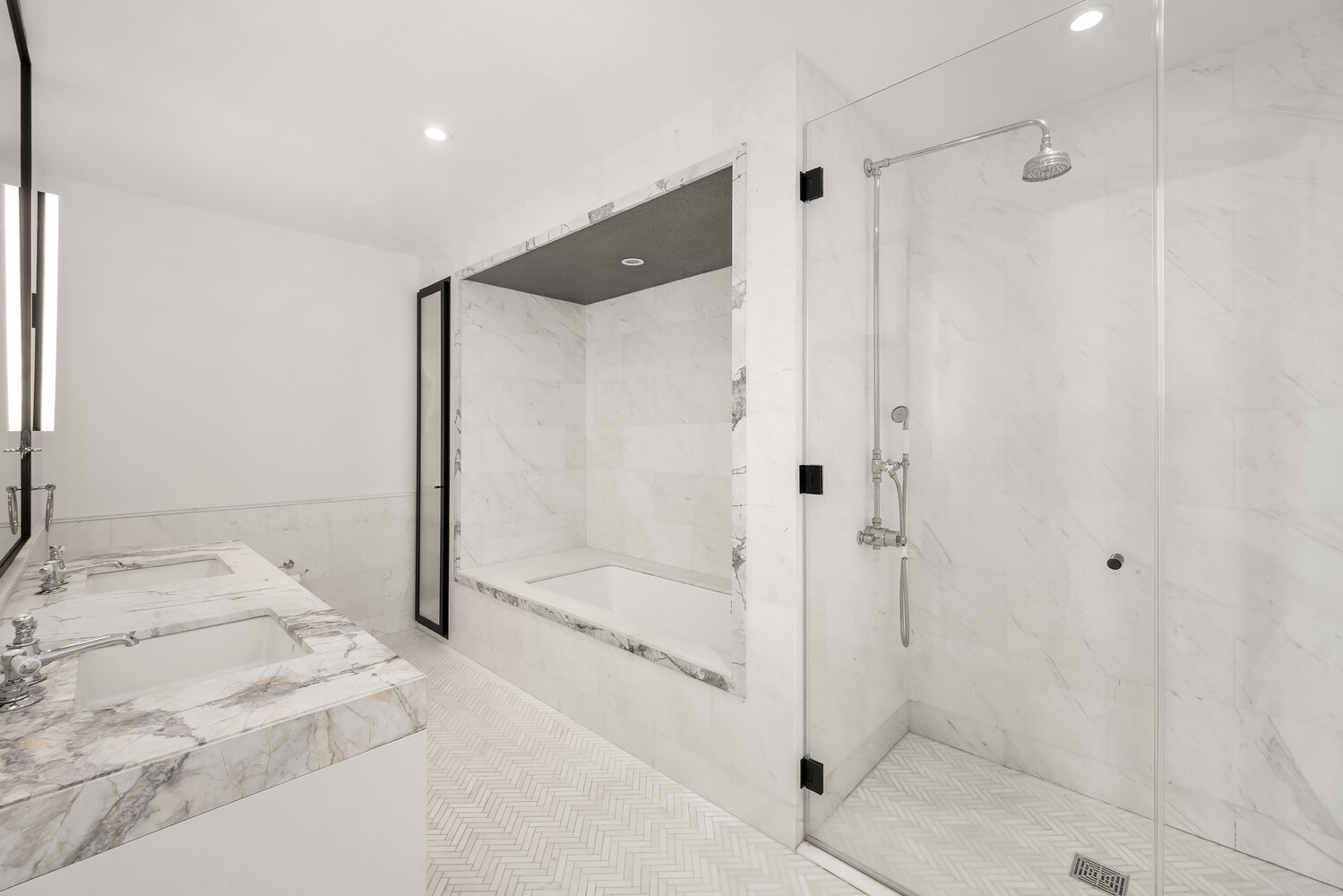 438 East 12th Street, Unit PHF Manhattan, NY 10009 - Photo 10 of 20 a bathroom with a bathtub and a shower