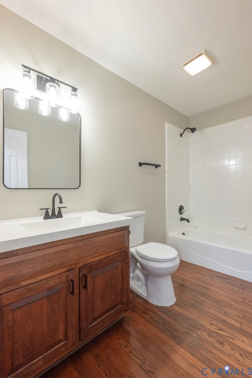11030 Golden Leaf Road Chester, VA 23831 - Photo 15 of 50 Downstairs bathroom featuring vanity, bathing tub