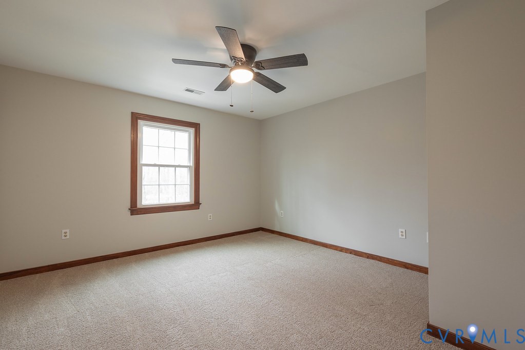 11030 Golden Leaf Road Chester, VA 23831 - Photo 35 of 50 Unfurnished room with light carpet and a ceiling f