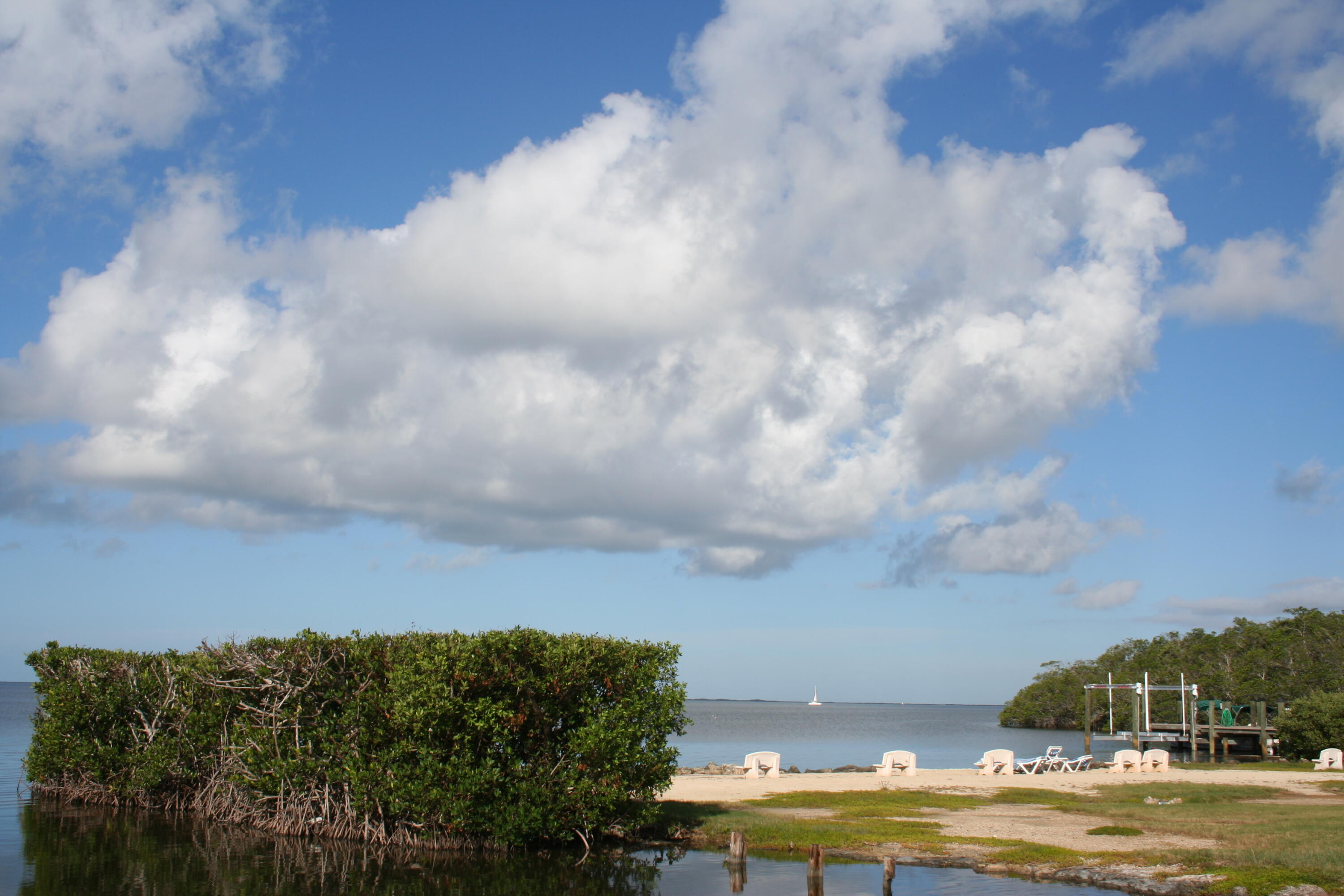 8 Bowen Drive Key Largo, FL 33037 - Photo 22 of 27 a view of a lake with houses in back
