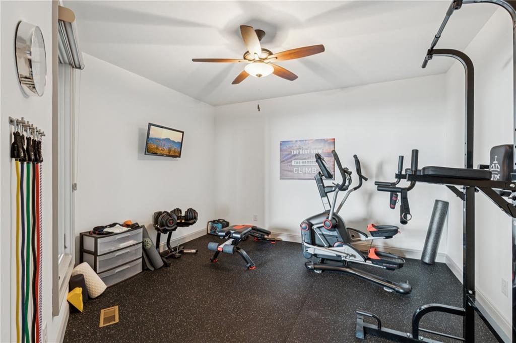 1455 Ridgeview Drive Big Canoe, GA 30143 - Photo 48 of 97 a view of a room with gym equipment
