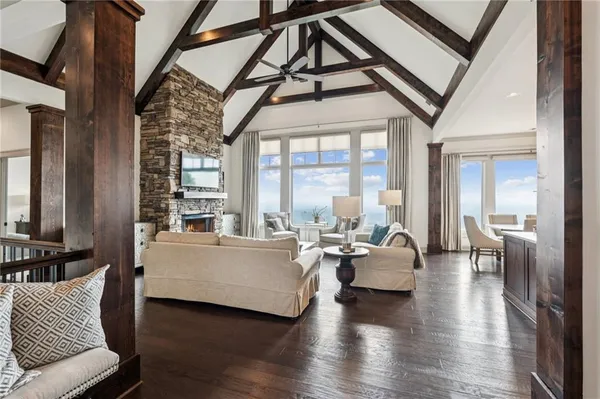 a kitchen with a sink a counter top space and stainless steel appliances