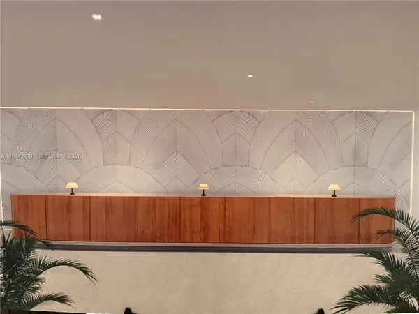 a view of a potted plant with a sink