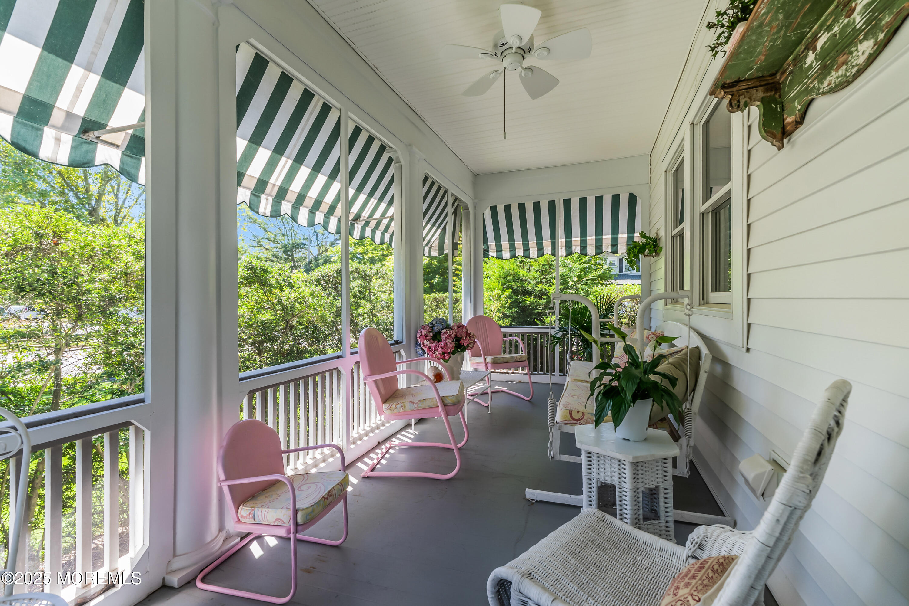 202 Ludlow Avenue Spring Lake, NJ 07762 - Photo 13 of 99 a view of a porch with chairs and backyard