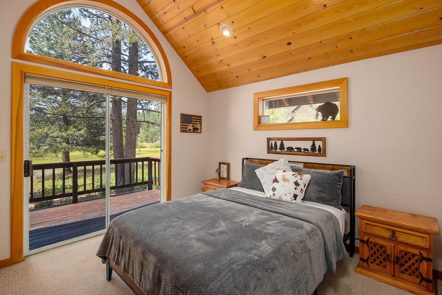 11904 Bennett Flat Road Truckee, CA 96161 - Photo 13 of 21 a bedroom with a bed and a large window