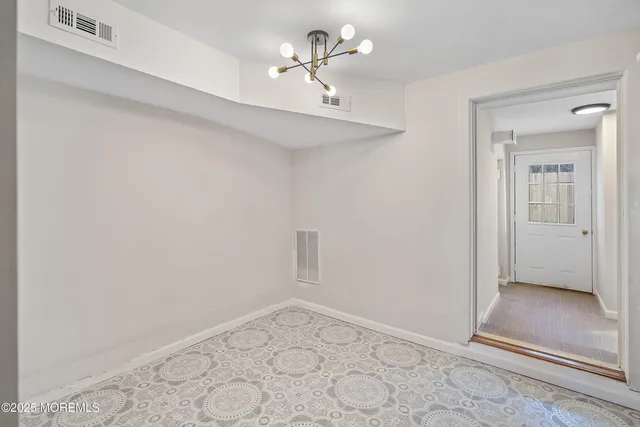 wooden floor in an empty room