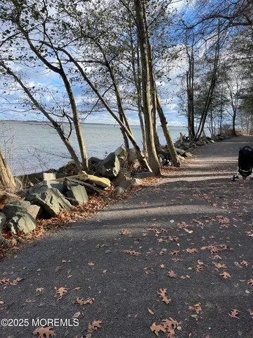 a view of street with houses