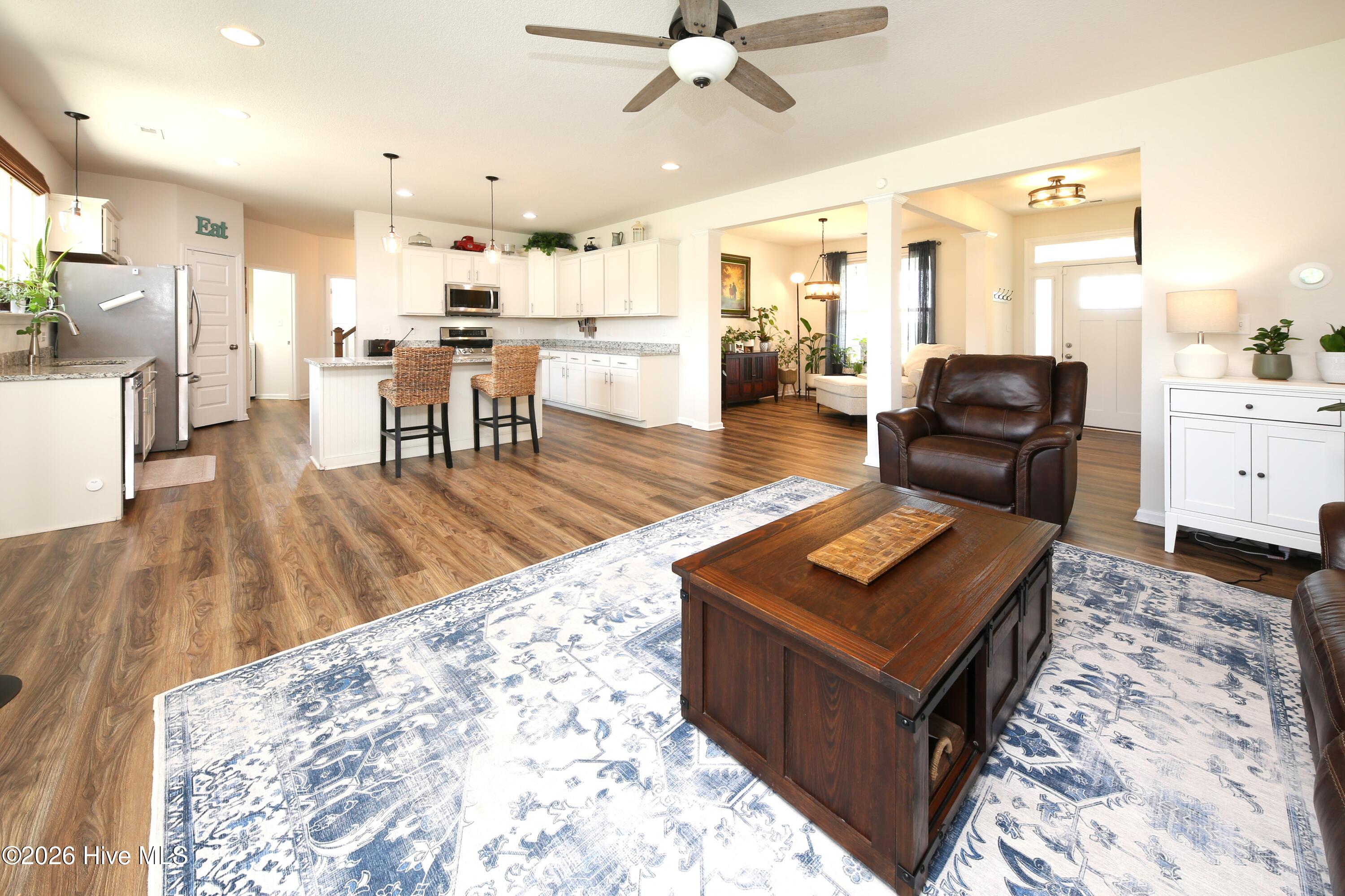 270 Keeter Barn Road South Mills, NC 27976 - Photo 9 of 45 LIVING ROOM OPEN TO KITCHEN
