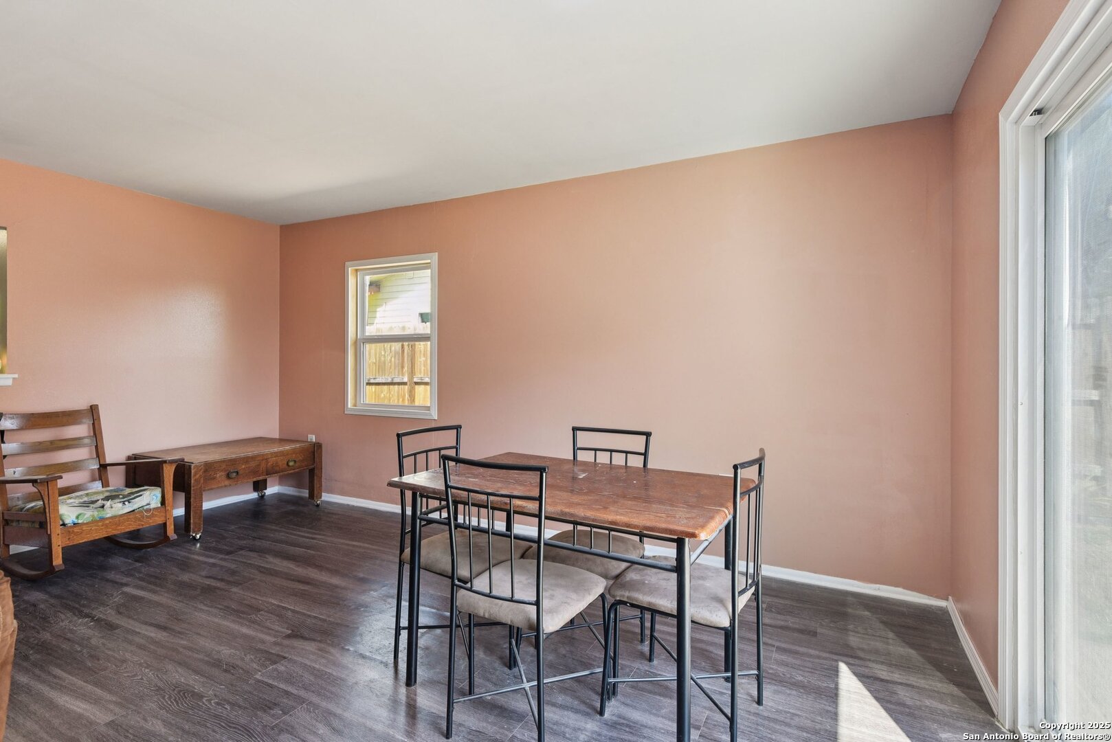 113 Friendswood Path Universal City, TX 78148 - Photo 14 of 40 a view of a dining room with furniture and wooden floor