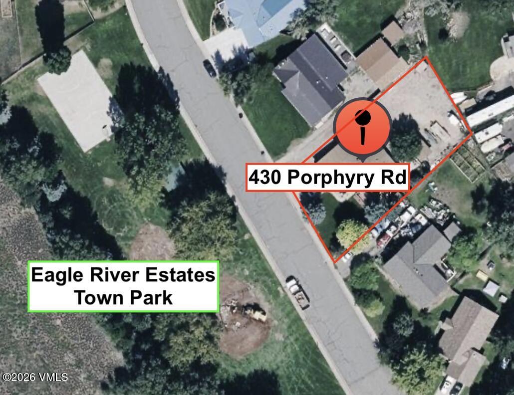 430 Porphyry Road Gypsum, CO 81637 - Photo 39 of 39 Aerial view with park noted