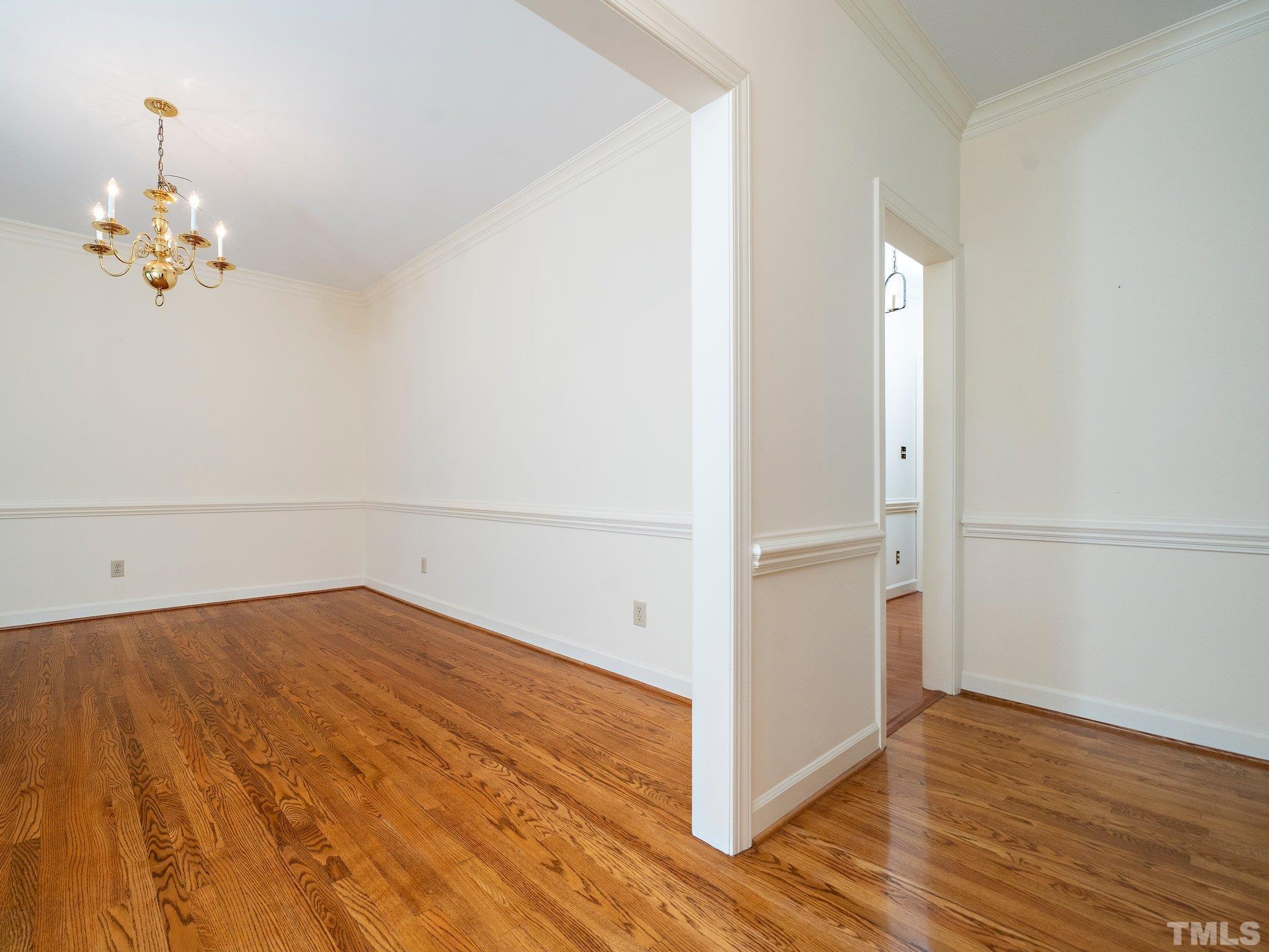 417 Weathergreen Drive Raleigh, NC 27615 - Photo 5 of 37 a view of kitchen with wooden floor
