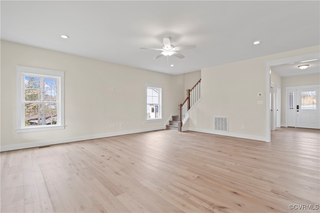 Tbd #3 Rocky Ford Road Beaverdam, VA 23015 - Photo 15 of 43 Unfurnished living room featuring light wood-type
