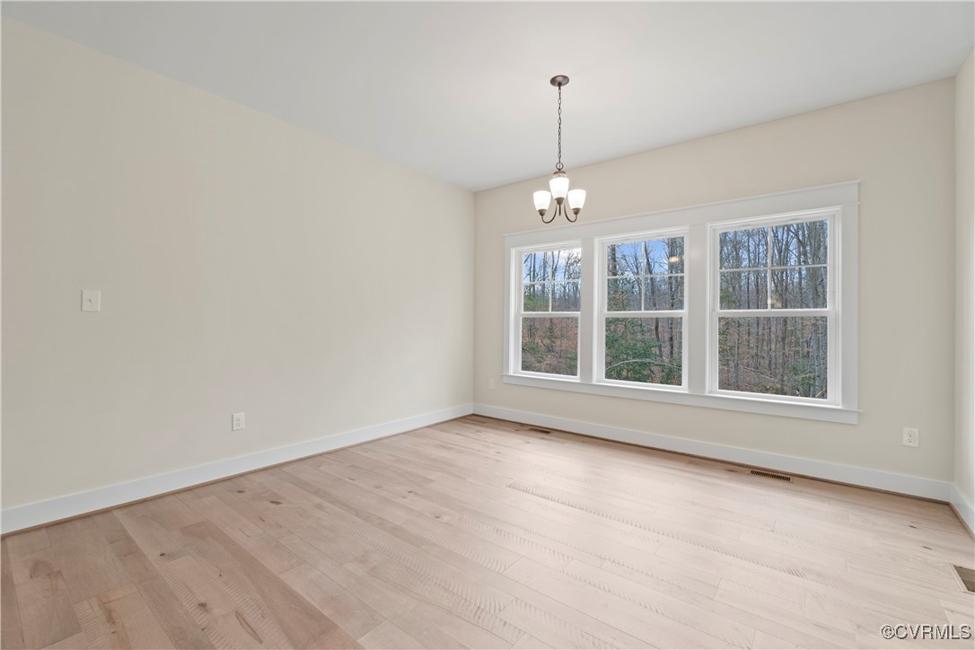 Tbd #3 Rocky Ford Road Beaverdam, VA 23015 - Photo 22 of 43 Unfurnished dining area with light hardwood / wood