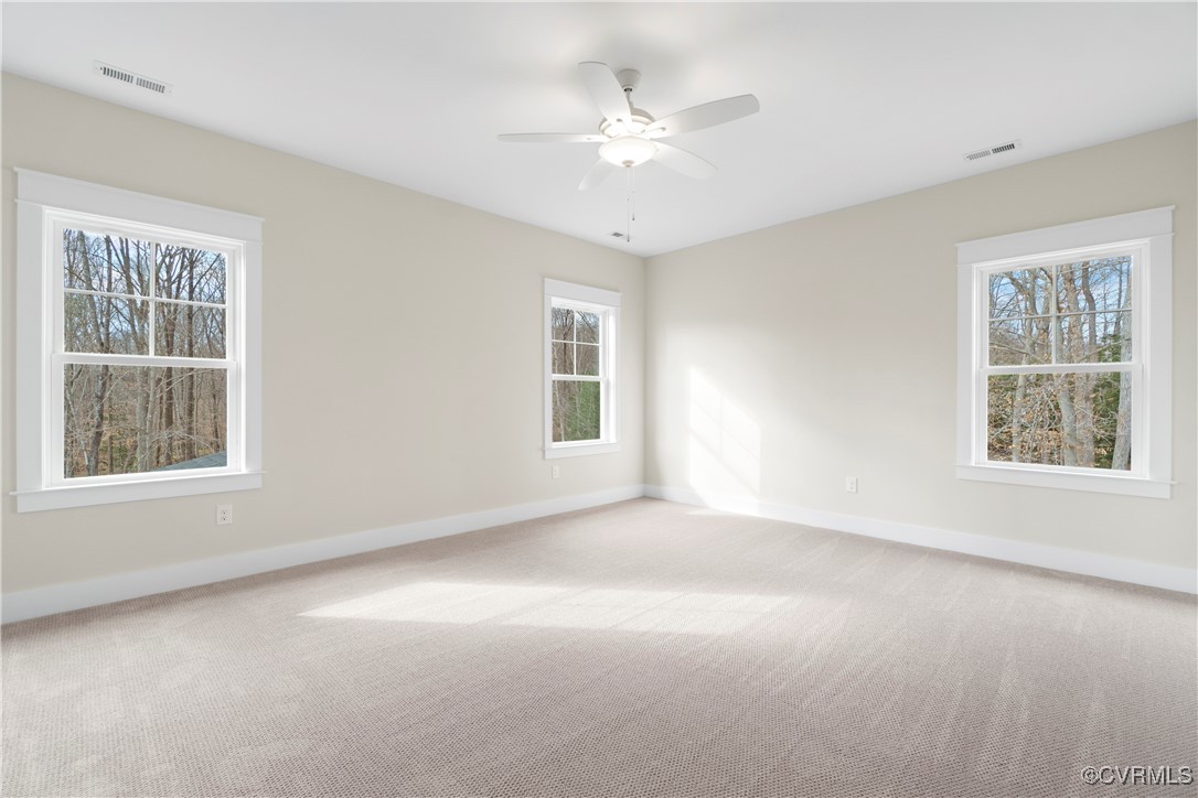 Tbd #3 Rocky Ford Road Beaverdam, VA 23015 - Photo 23 of 43 Carpeted empty room featuring ceiling fan and plen