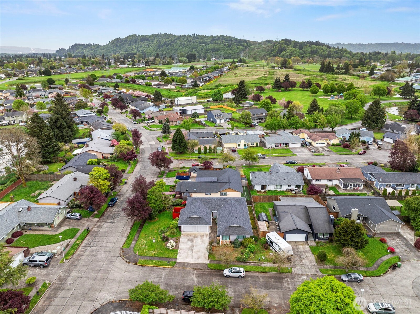 1 Teal Street Longview, WA 98632 - Photo 5 of 36 an aerial view of a city
