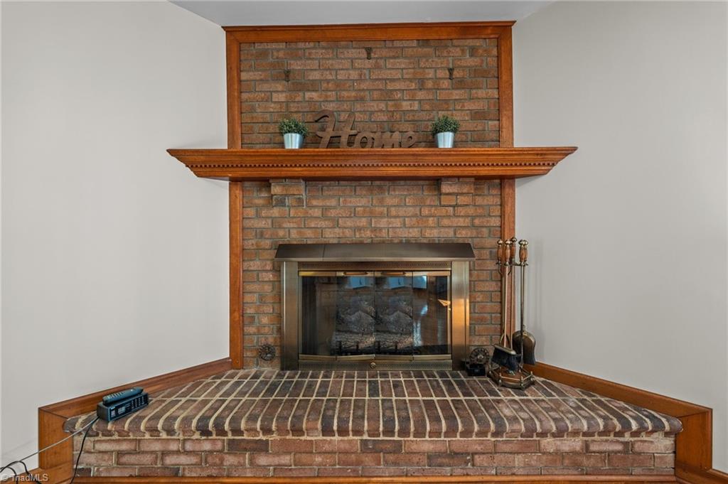 5127 Watchtower Road Julian, NC 27283 - Photo 13 of 39 Gas log fireplace