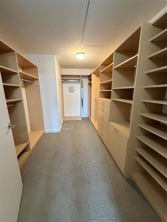 4040 North Hall Street, Unit 309 Dallas, TX 75219 - Photo 7 of 18 a view of walk in closet with empty racks
