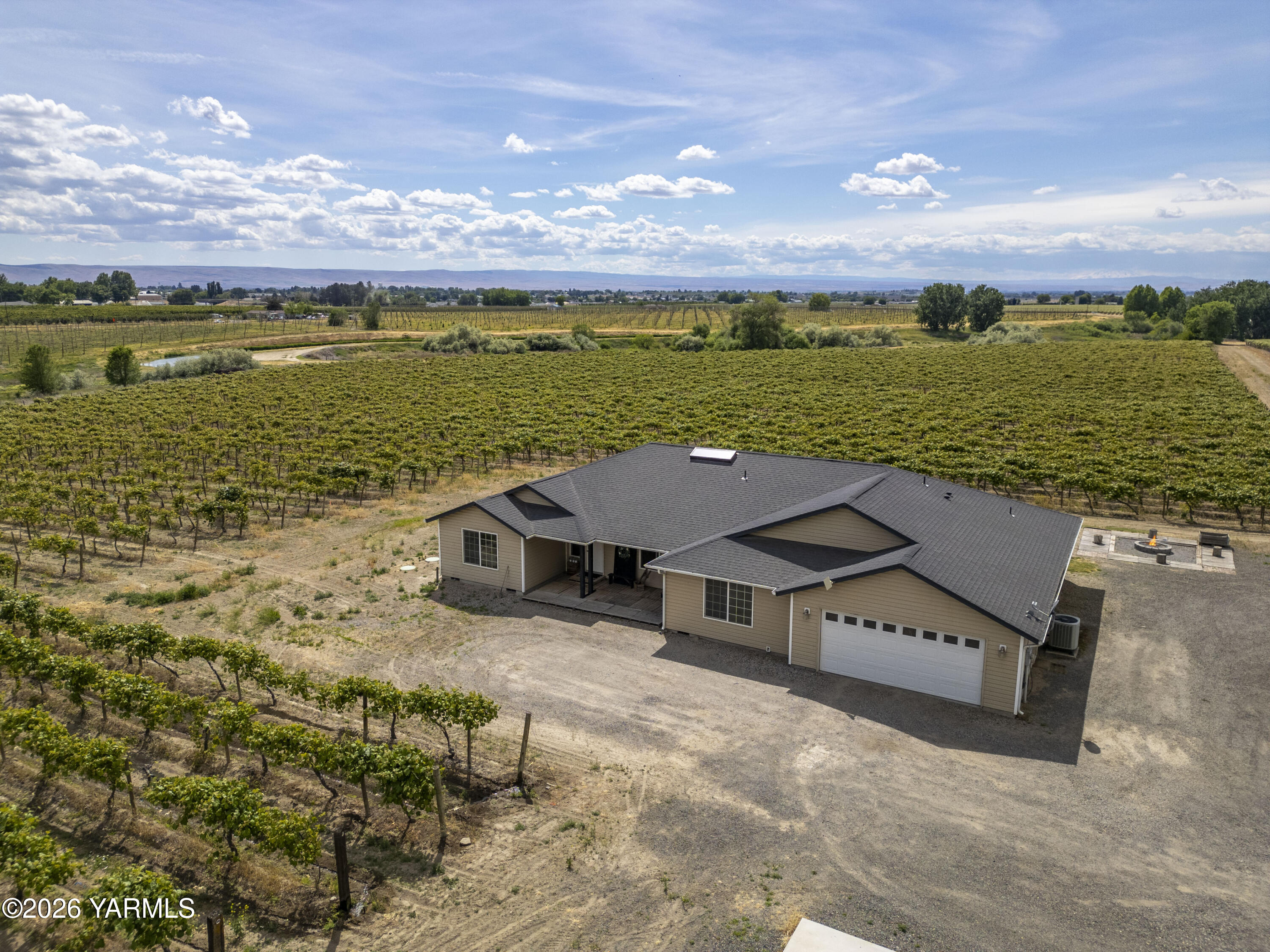 2050 Olmstead Road Grandview, WA 98930 - Photo 11 of 60 an aerial view of a house with a lake view