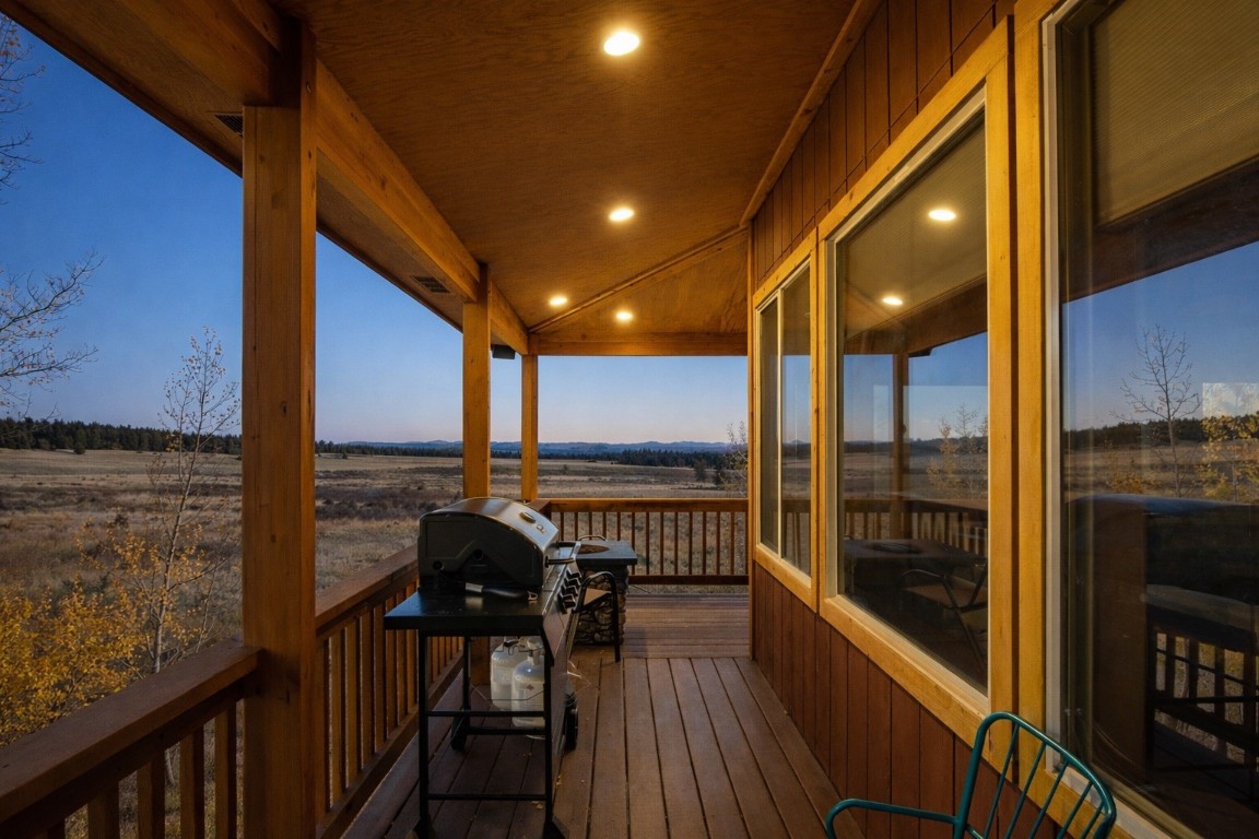 155 Lamb Mountain Road Fairplay, CO 80440 - Photo 16 of 48 Wooden deck featuring a grill