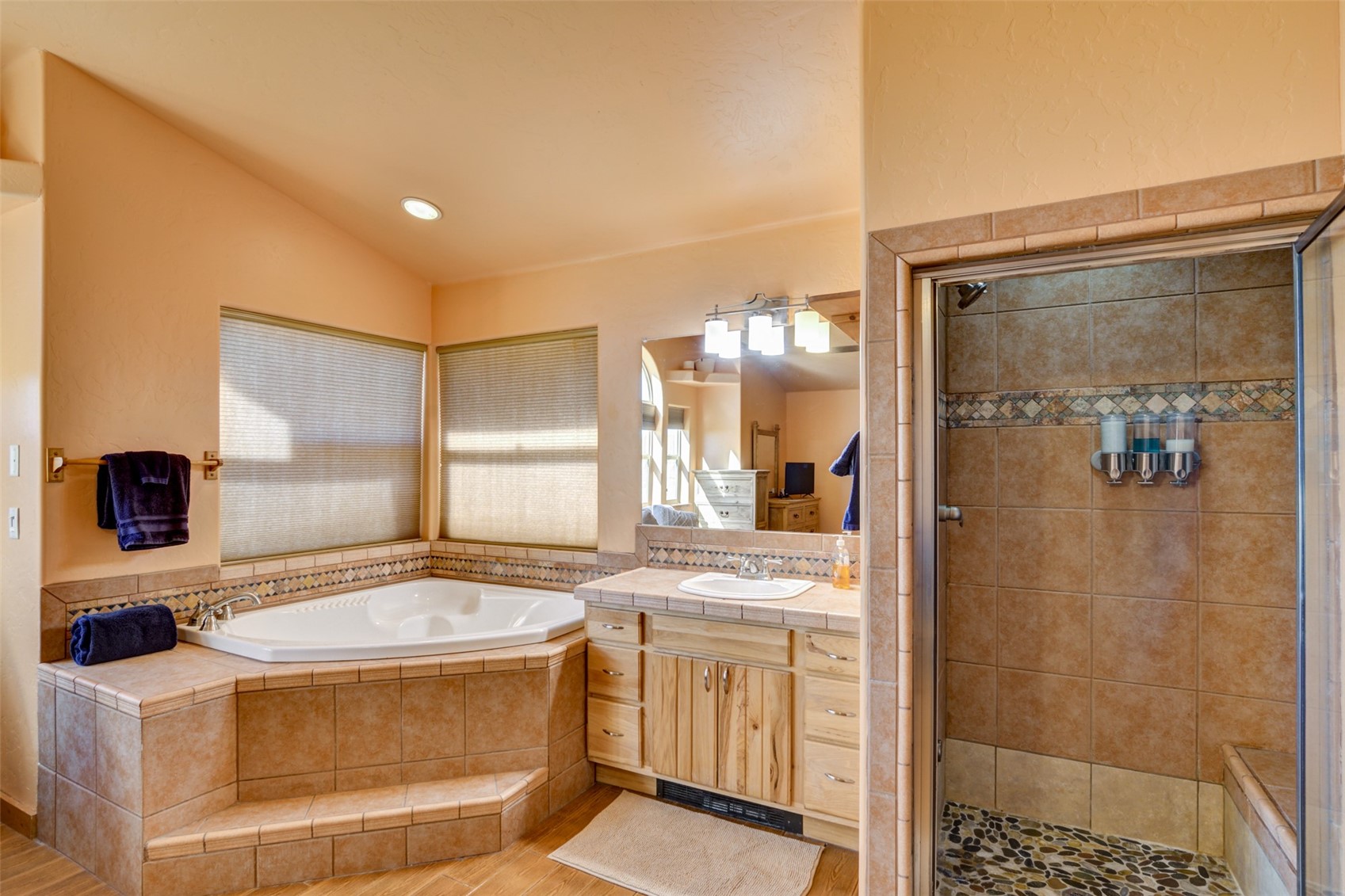155 Lamb Mountain Road Fairplay, CO 80440 - Photo 26 of 48 a bathroom with a sink a toilet and shower
