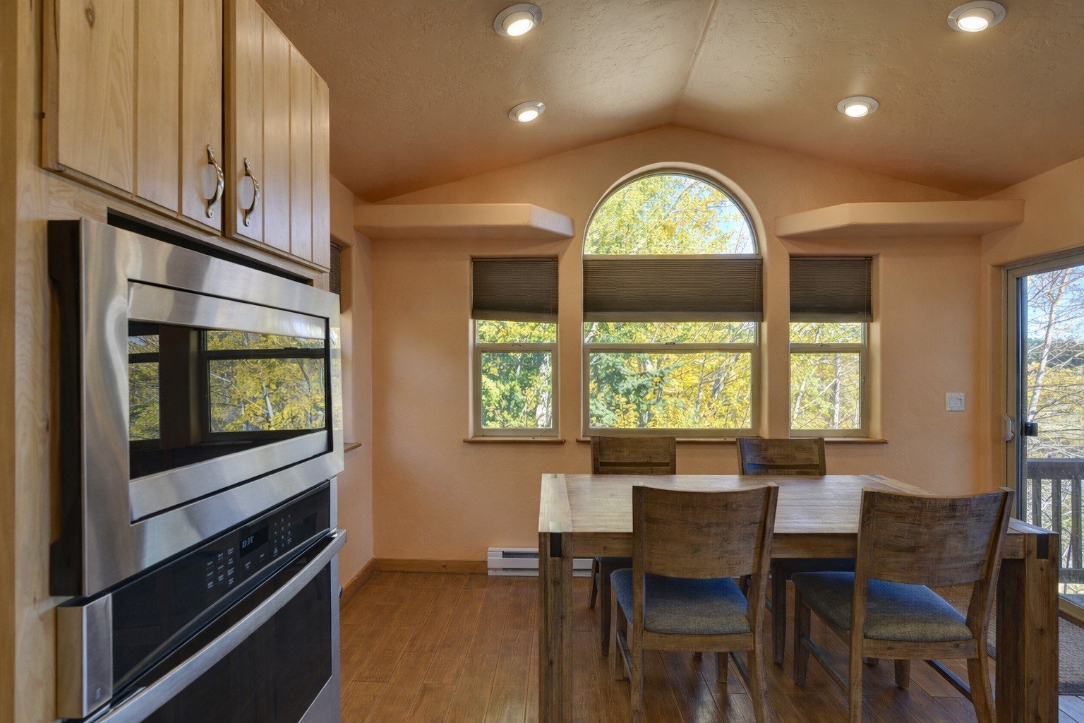 155 Lamb Mountain Road Fairplay, CO 80440 - Photo 7 of 48 a view of a a dining room with furniture window and outside view