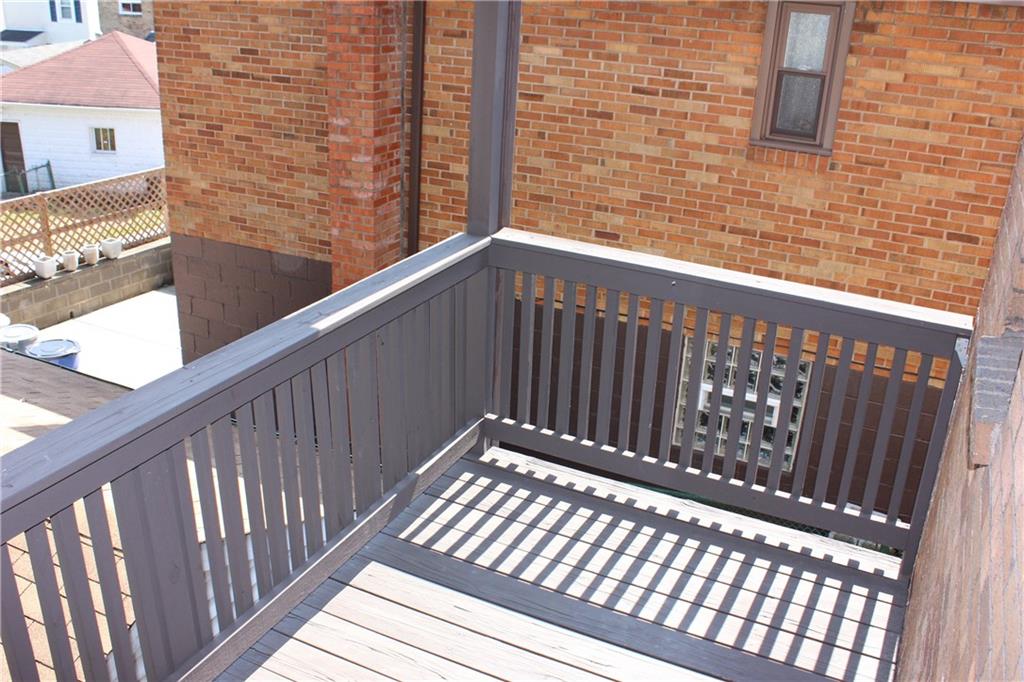 1216 Pine Hollow Road McKees Rocks, PA 15136 - Photo 11 of 25 Deck off of Kitchen.