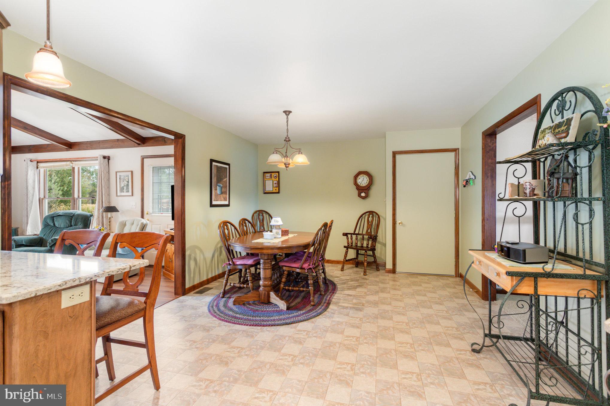 29 Robin Circle Halifax, PA 17032 - Photo 10 of 35 a dining room with furniture a rug and a large window