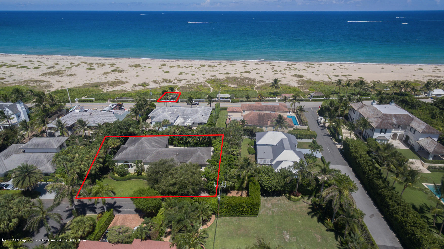 1431 North Ocean Way Palm Beach, FL 33480 - Photo 1 of 33 an aerial view of multiple house