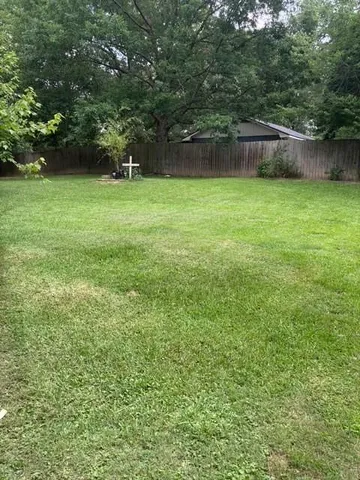 a view of a back yard