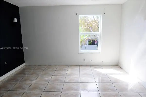 a view of an empty room