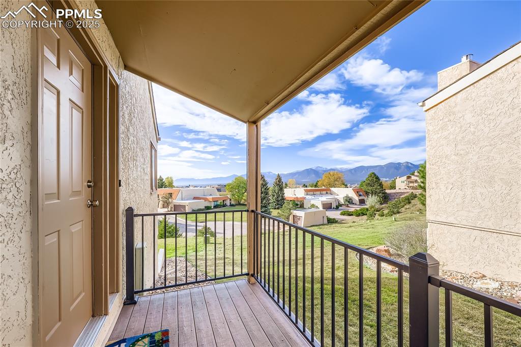 368 Mission Hill Way Colorado Springs, CO 80921 - Photo 4 of 39 a view of a city from a balcony