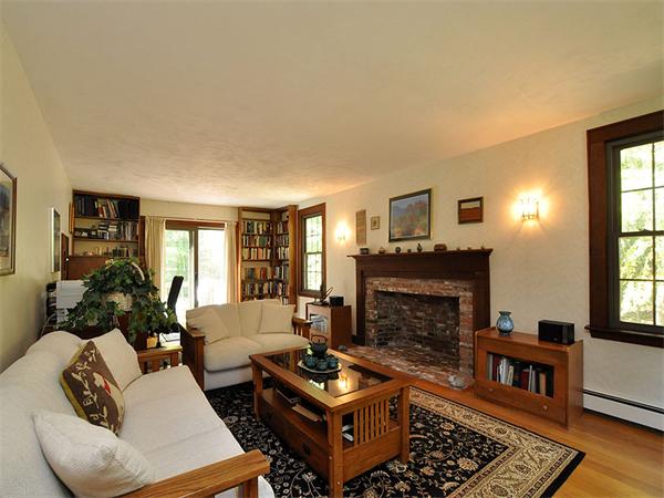 112 Prescott Road Boxborough, MA 01719 - Photo 3 of 30 a living room with furniture and a fireplace