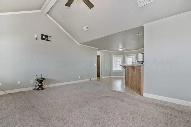 a view of an empty room