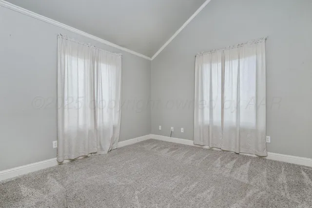 an empty room with window