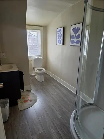 a bathroom with a sink and a toilet