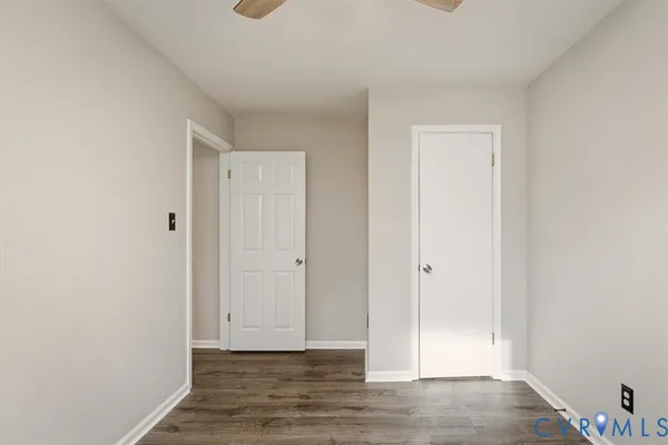 a view of an empty room