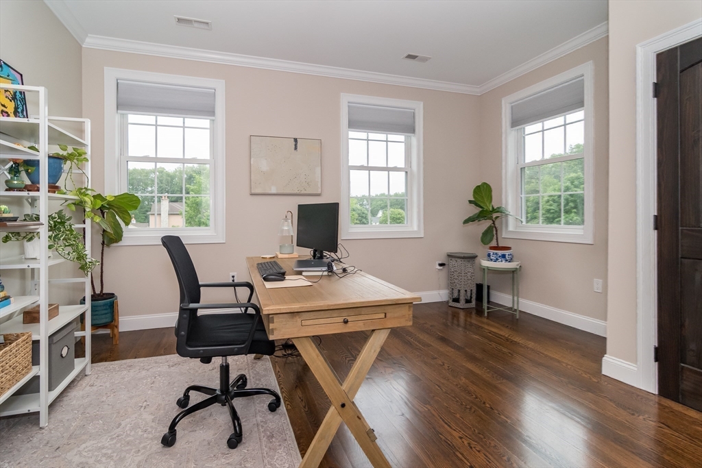 7 Red Gap Road Wilbraham, MA 01095 - Photo 20 of 31 a view of a workspace with furniture and a window