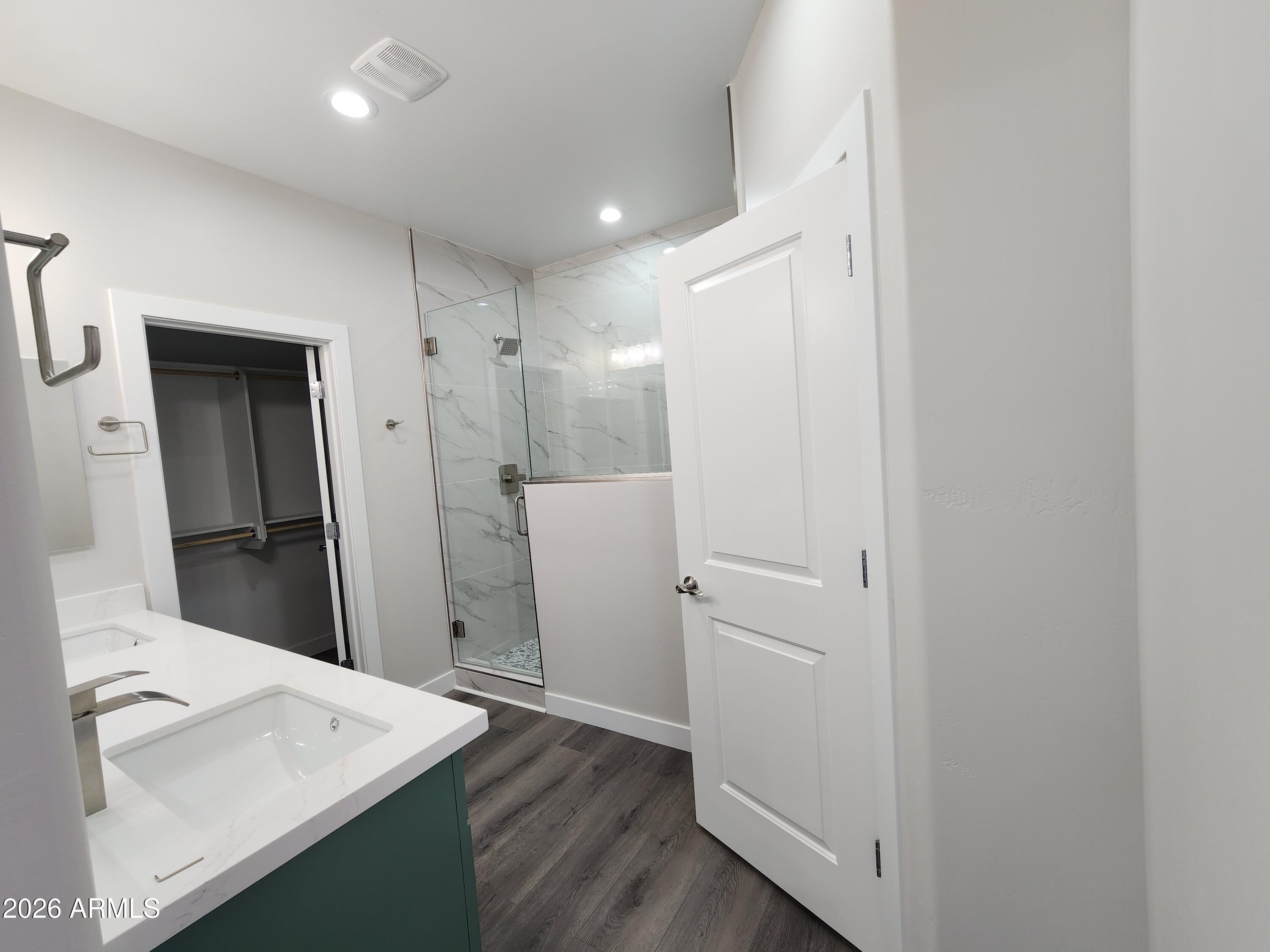 13564 South Durango Road Arizona City, AZ 85123 - Photo 17 of 30 a bathroom with a sink a toilet and a mirror