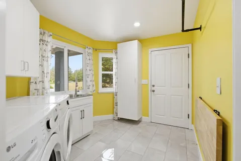 a house with yard in front of it