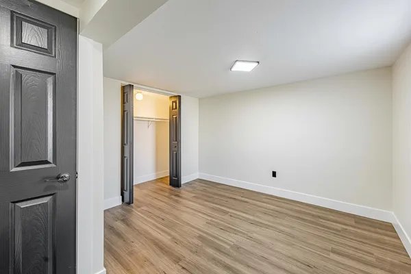 wooden floor in an empty room