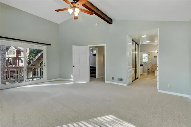 a house with trees in front of it