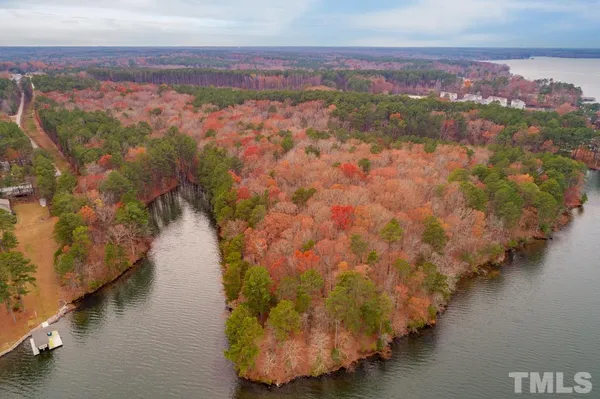 a view of a lake with a mountain