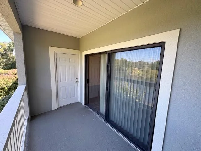 a view of front door