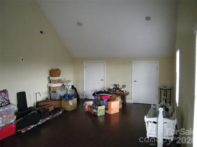 a kitchen with counter top space and a window