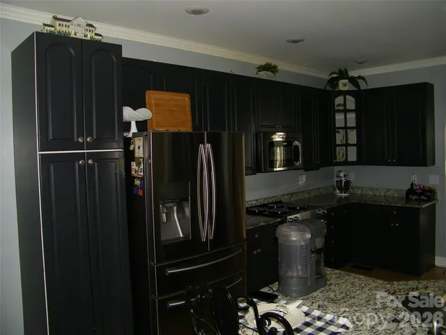 a bathroom with sink and mirror