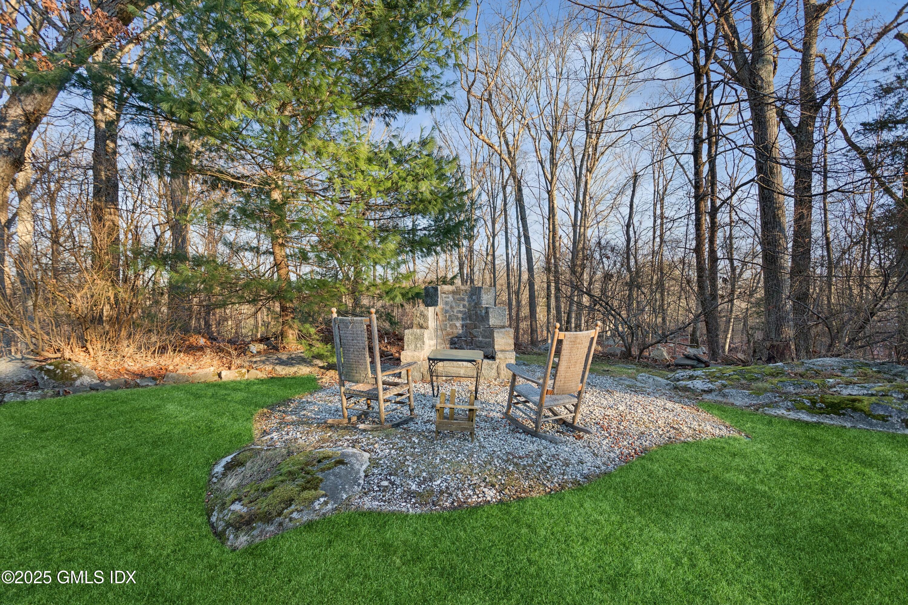 2 Laurel Road Stamford, CT 06903 - Photo 20 of 24 a view of a park with large trees