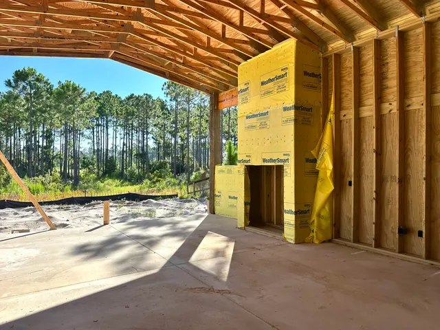 a view of a building with a outdoor space