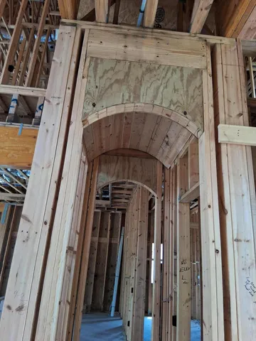 a view of a backyard of a house