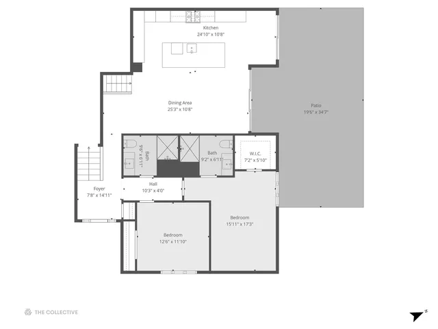 a picture of a floor plan