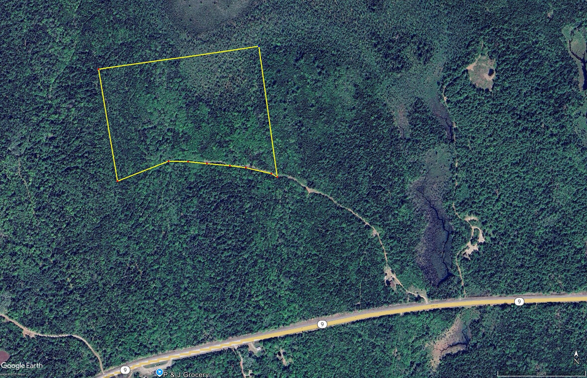 4601 B Airline Road Baileyville, ME 04694 - Photo 2 of 13 wesley 40 aerial